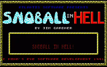 Snoball in Hell screen shot title